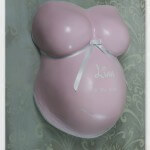 Babybauchabdruck rosa Mädchen Disney