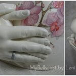 Babybauchabdruck Köln Bauch mit 3D Händen Eltern